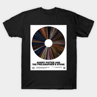 minimal_HP and The_Philosopher's_Stone Warp Barcode Movie T-Shirt